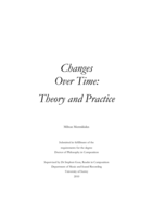 Changes over time: Theory and practice