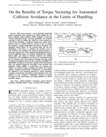 On the Benefits of Torque Vectoring for Automated Collision Avoidance At the Limits of Handling