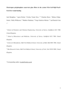 Electrospun Polyphosphate Coacervate Glass Fibers in the System P2O5–CaO–MgO–Na2O–Fe2O3 for Wound Healing