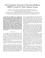 Electromagnetic Exposure-Constrained Multiuser MIMO Assisted by Fluid Antenna System