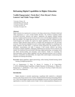 Reframing Digital Capabilities in Higher Education