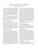 HyperGS: Hyperspectral 3D Gaussian Splatting Supplementary Material