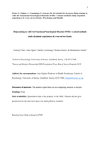 Help-seeking in AE for Functional Neurological Disorder (FND): a mixed methods study of patient experiences of a war on two fronts