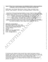 Impact of flavan-3-ols on blood pressure and endothelial function in diverse populations: a systematic review and meta-analysis of randomised controlled trials