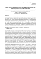 Predicting the remaining-useful-life of batteries in electric vehicles utilizing data-driven methods