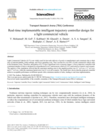 Real-time implementable intelligent trajectory controller design for a light commercial vehicle