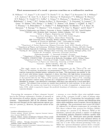 First Measurement of a Weak r -Process Reaction on a Radioactive Nucleus