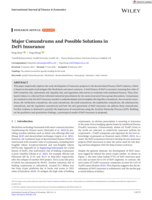 Major Conundrums and Possible Solutions in DeFi Insurance