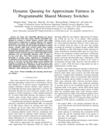Dynamic Queuing for Approximate Fairness in Programmable Shared Memory Switches