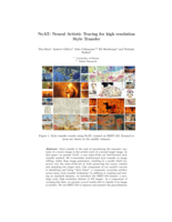 NeAT: Neural Artistic Tracing for Beautiful Style Transfer