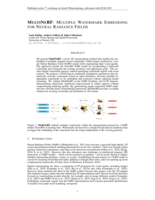 MutiNeRF: Multiple Watermark Embedding for Neural Radiance Fields: 1st Workshop on GenAI Watermarking