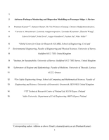Airborne Pathogen Monitoring and Dispersion Modelling on Passenger Ships: A Review