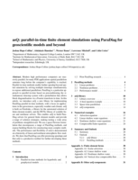 asQ: parallel-in-time finite element simulations using ParaDiag for geoscientific models and beyond