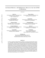Asteroid mining: ACT&Friends' results for the GTOC12 problem