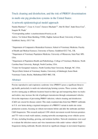 Truck cleaning and disinfection, and the risk of PRRSV dissemination in multi-site pig production systems in the United States: A network-epidemiological model approach