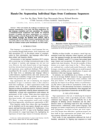 Hands-On: Segmenting Individual Signs from Continuous Sequences