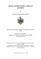 Aquinas and determinatio: a theory of precedent