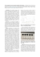 Water production by microwaving lunar simulants with hydrogen