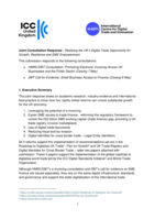 Joint Consultation Response - Realising the UK’s Digital Trade Opportunity for Growth, Resilience and SME Empowerment