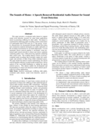 The Sounds of Home: A Speech-Removed Residential Audio Dataset for Sound Event Detection