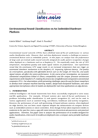 Environmental sound classification on an embedded hardware platform